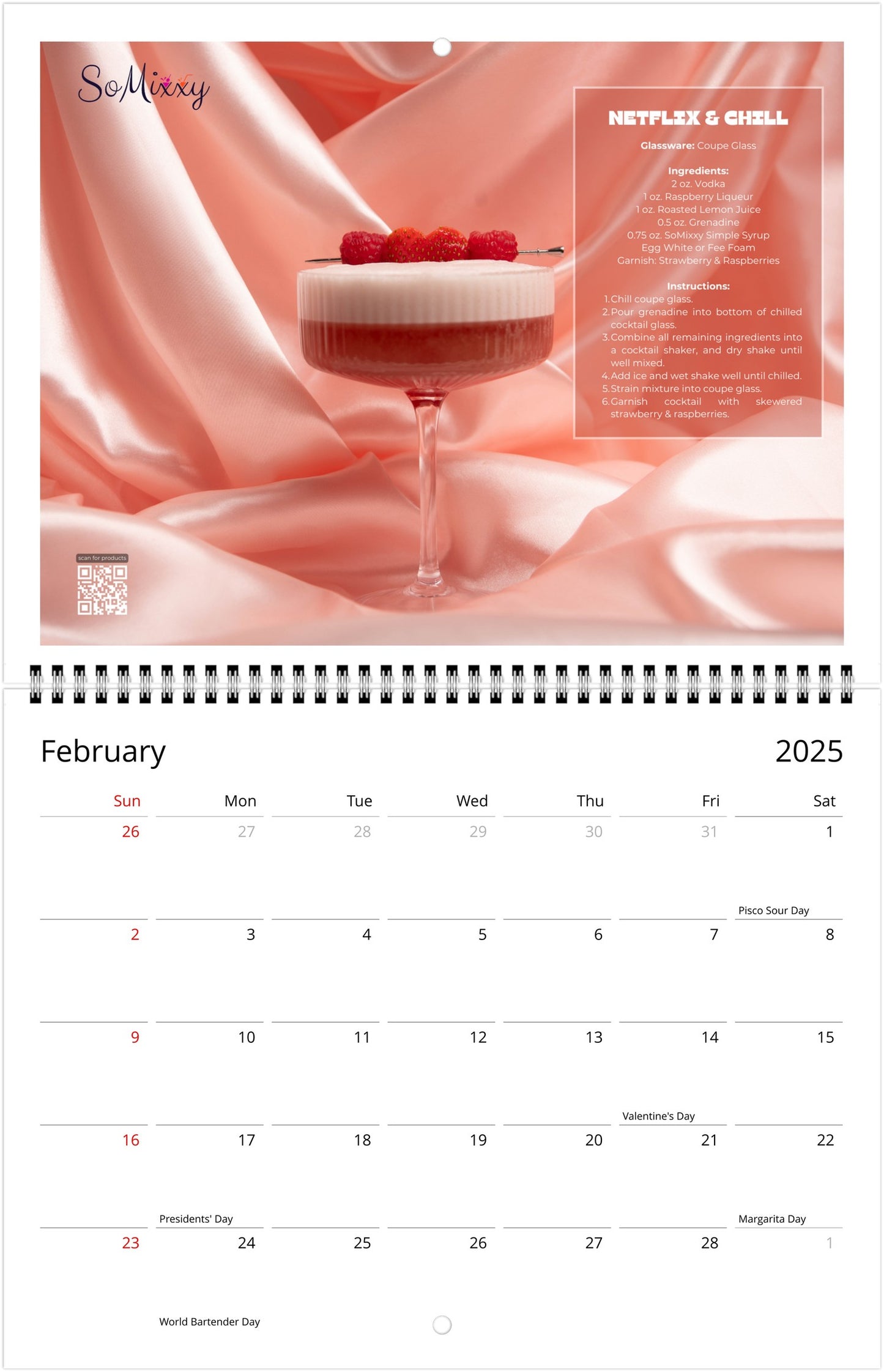 2025 SoMixxy Cocktail Calendar